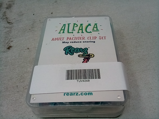 Alpaca adult pacifier - May reduce Snoring