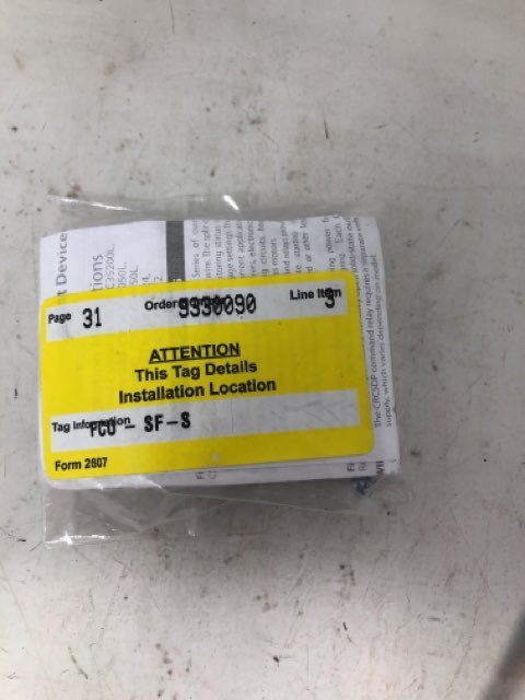 Johnson Control CSDECM-C35200L0 Current Switch, Split Core