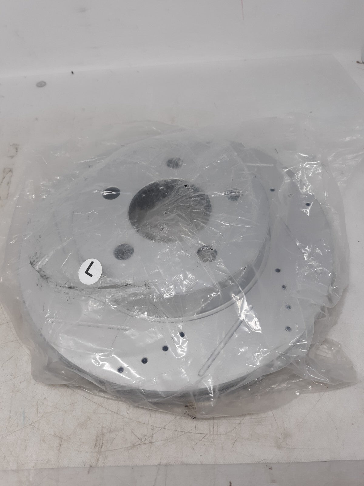 Performance Drilled Slotted Brake Rotor 53001 Front MIN THK 26MM Zinc Coated