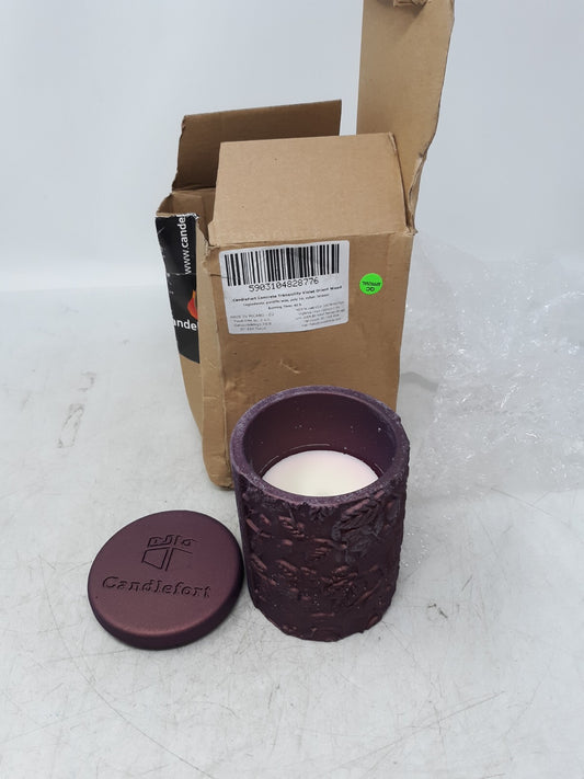 Candellana Candles Candlefort Candles Concrete Tranquility Violet, Scent: Orient