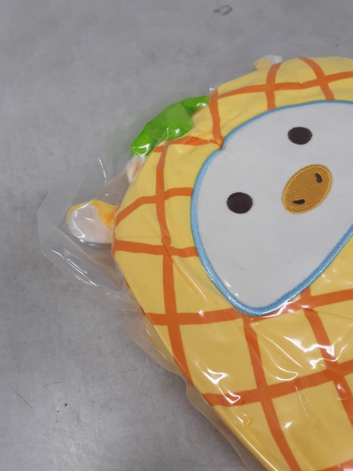 LMTGLDT Yellow Cow 8" Plushie Pillow Stuffed Animal, Yellow Pineapple