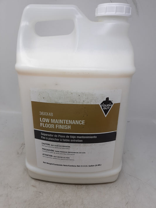 Tough Guy Low Maintenance Floor Finish – 2.5 Gallon (9.46L) – High Gloss Durable