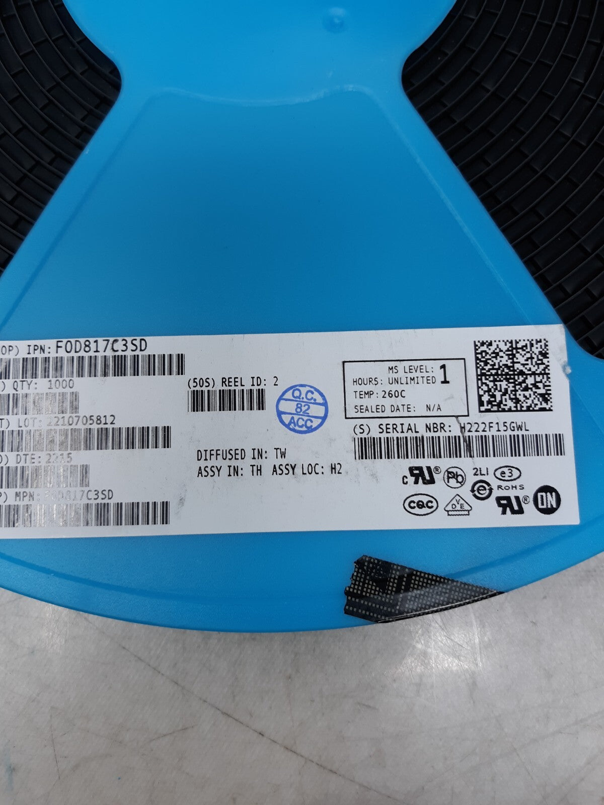 Optoisolator Transistor Output 5000Vrms 1 Channel 4-SMD FOD817C3SD