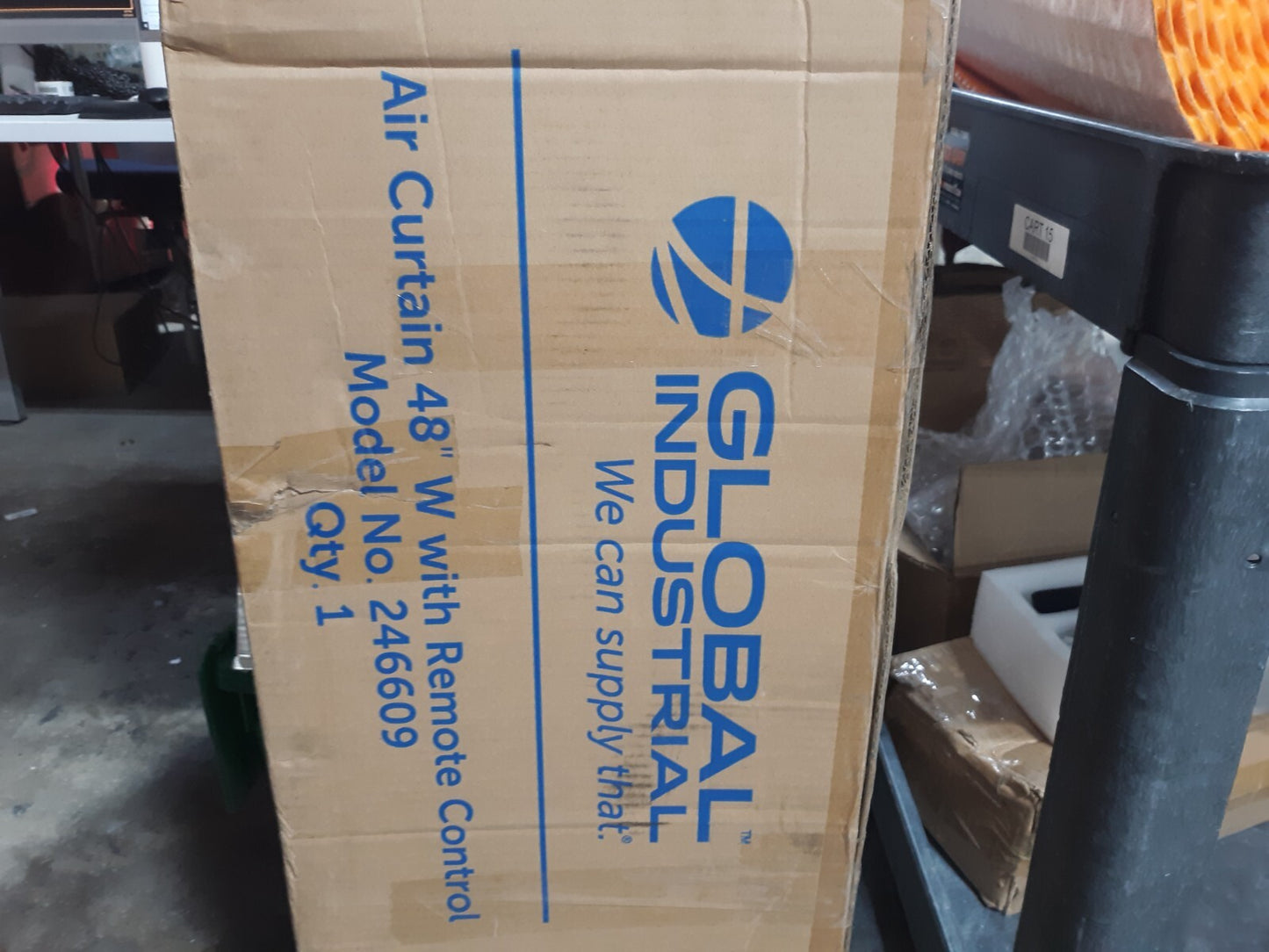 Global Industrial Air Curtain 48" W Remote Control Model 246609