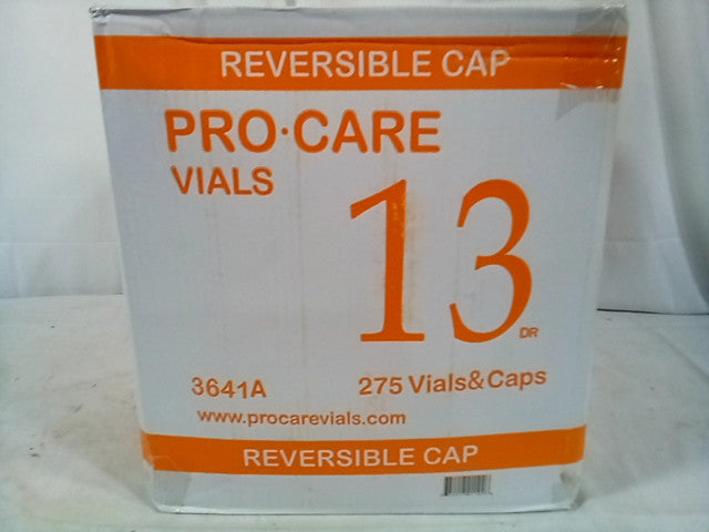 Pro Care - Vials 13 275 Vials &caps