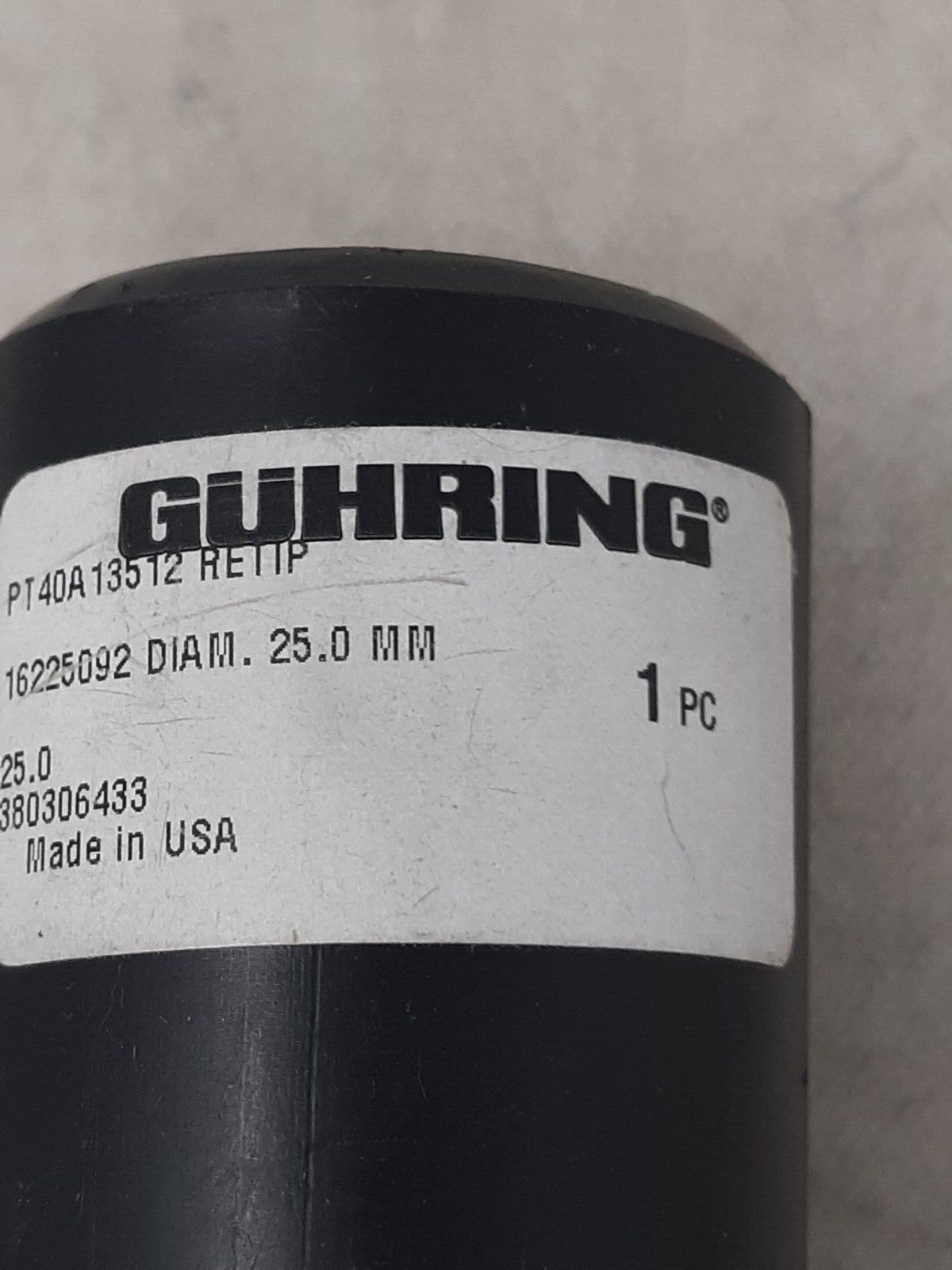 Guhring 25mm Steel Drill Bit #16225092