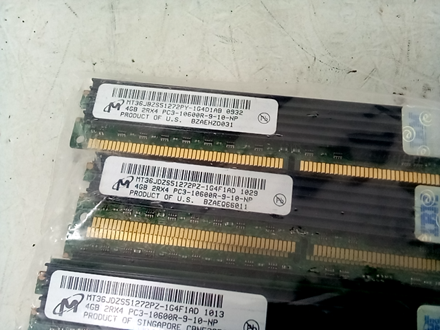 Lot of 11 Micron 4GB Server Memory - MT36JDZS51272PZ-1G4F1