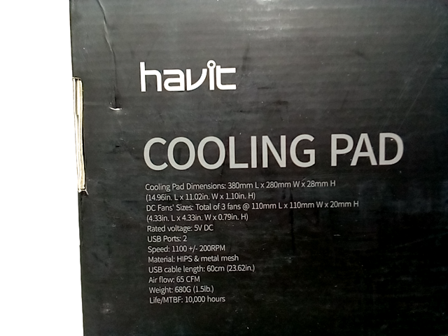 HAVIT Cooling Pad Fully Compatible With Laptops 14-17" HV-F2056