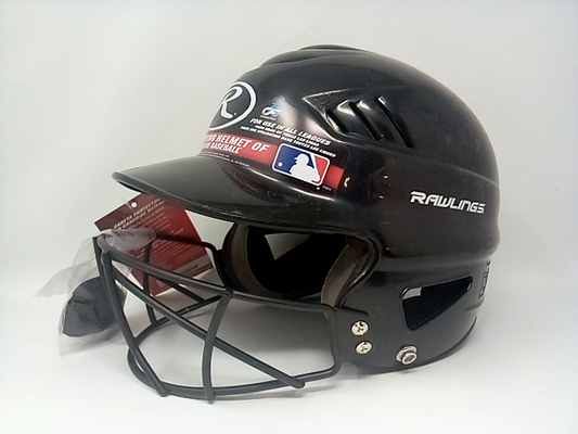 Rawlings OSFM Official Batting Helmet with Face Guard - One Size Fits 6 1/2 - 7 