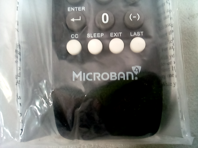 Microban Zenith 1-Device Universal Remote in Black