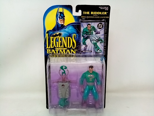 1995 KENNER LEGENDS OF BATMAN SERIES THE RIDDLER 5" ACTION FIGURE