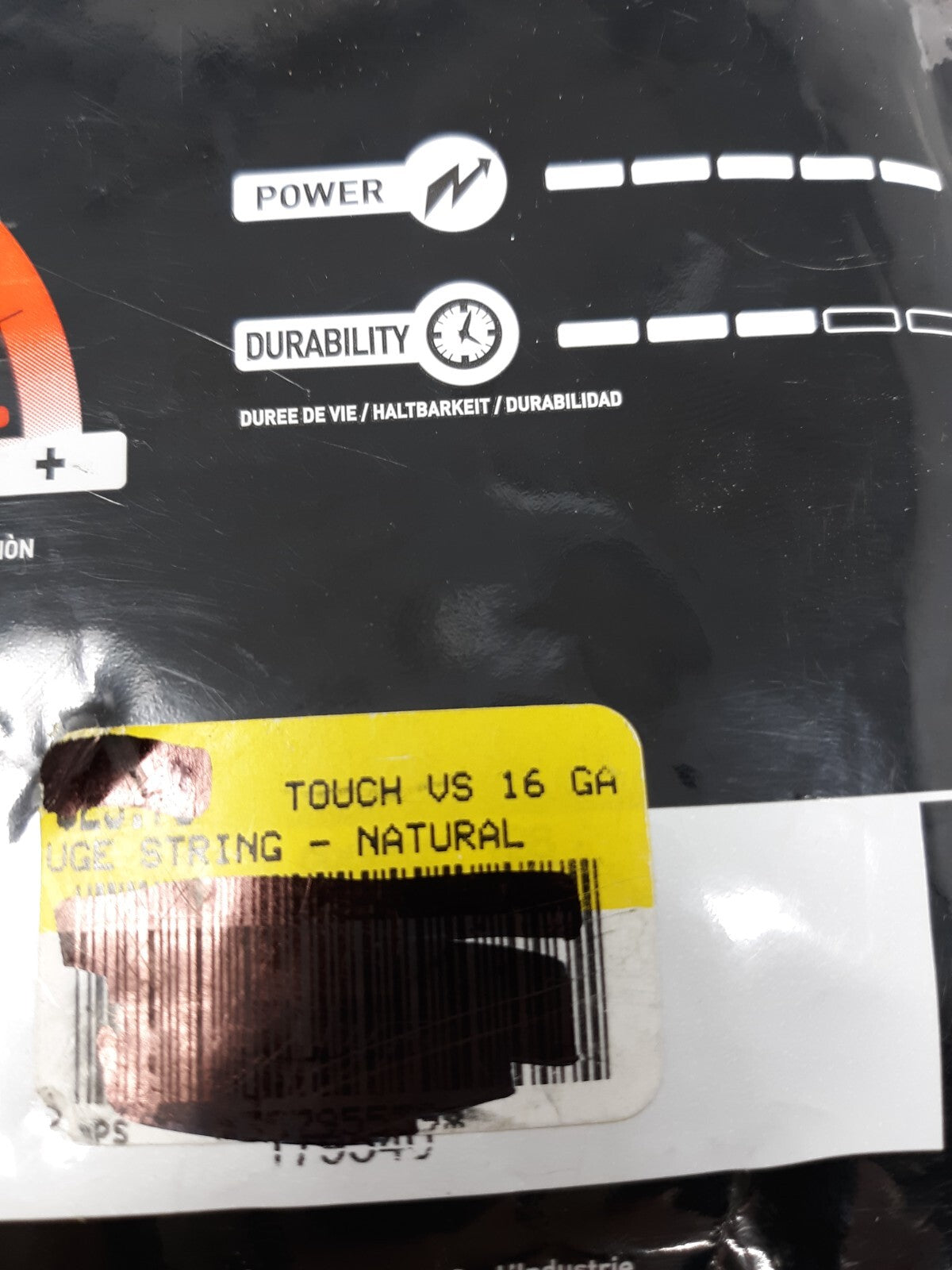 Babolat VS Touch Natural Gut Tennis String - 16 Guage