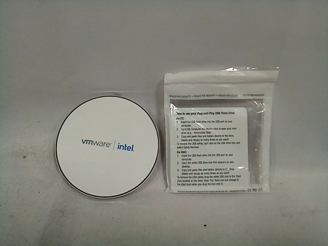 Intel VMWare Jersey USB Flashdrive and Wireless Charger