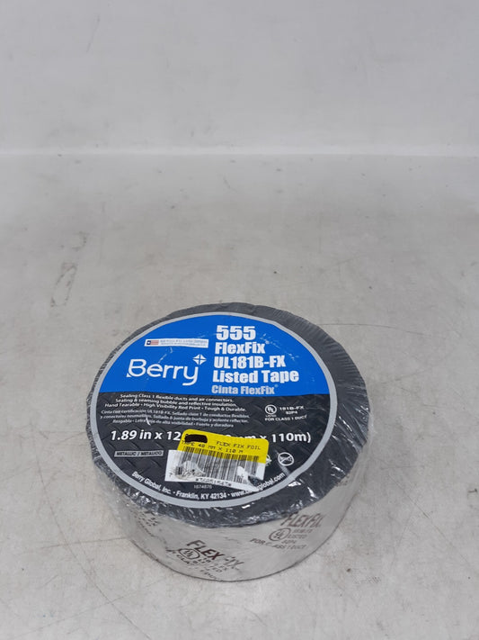 Berry 555 FlexFix UL 181B-FX Duct/Bubble Wrap Sealing Foil Tape 1.89 in x 120 yd