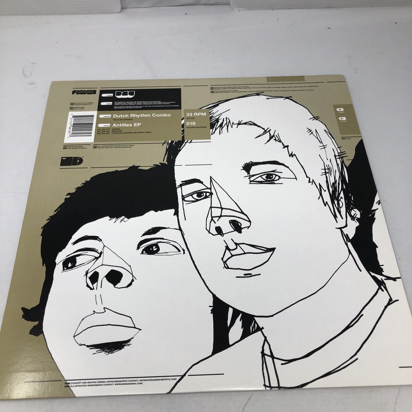 Dutch Rhythm Combo Felix Haaksman Antilles EP