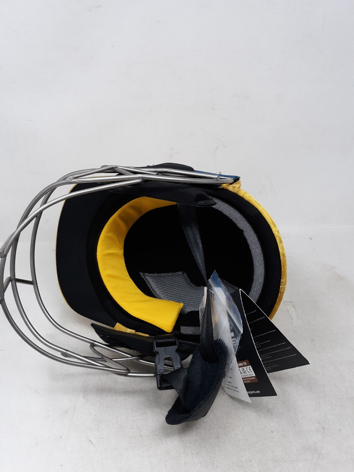 Shrey Cricket-Helmets Classic Steel Helmet Gold with Knight Emblem