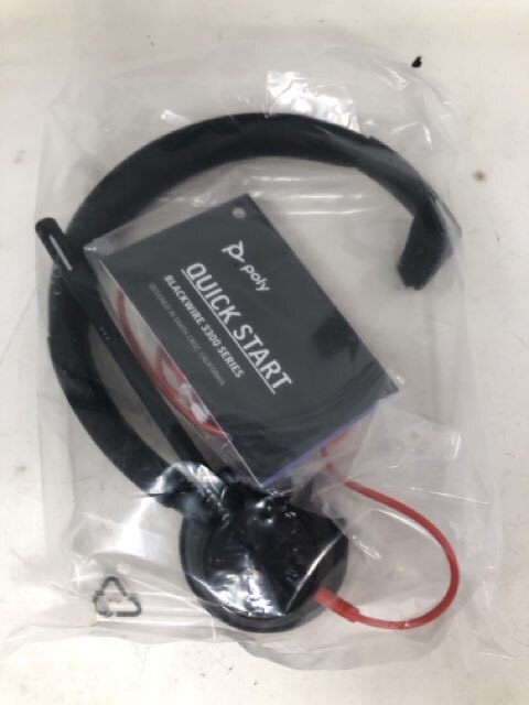 Poly Blackwire 3310 Headset BW3310-M Mono - USB-A, Mini-phone (3.5mm) - Wired
