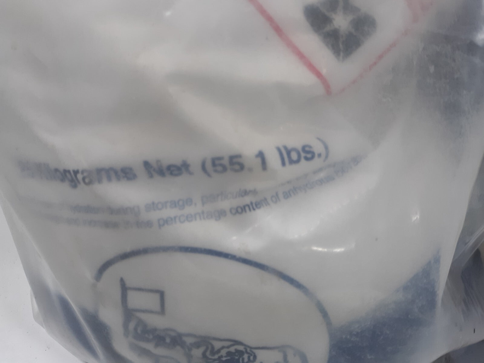 Three Elephant Borax powder bag, crystal granulated 55 lb