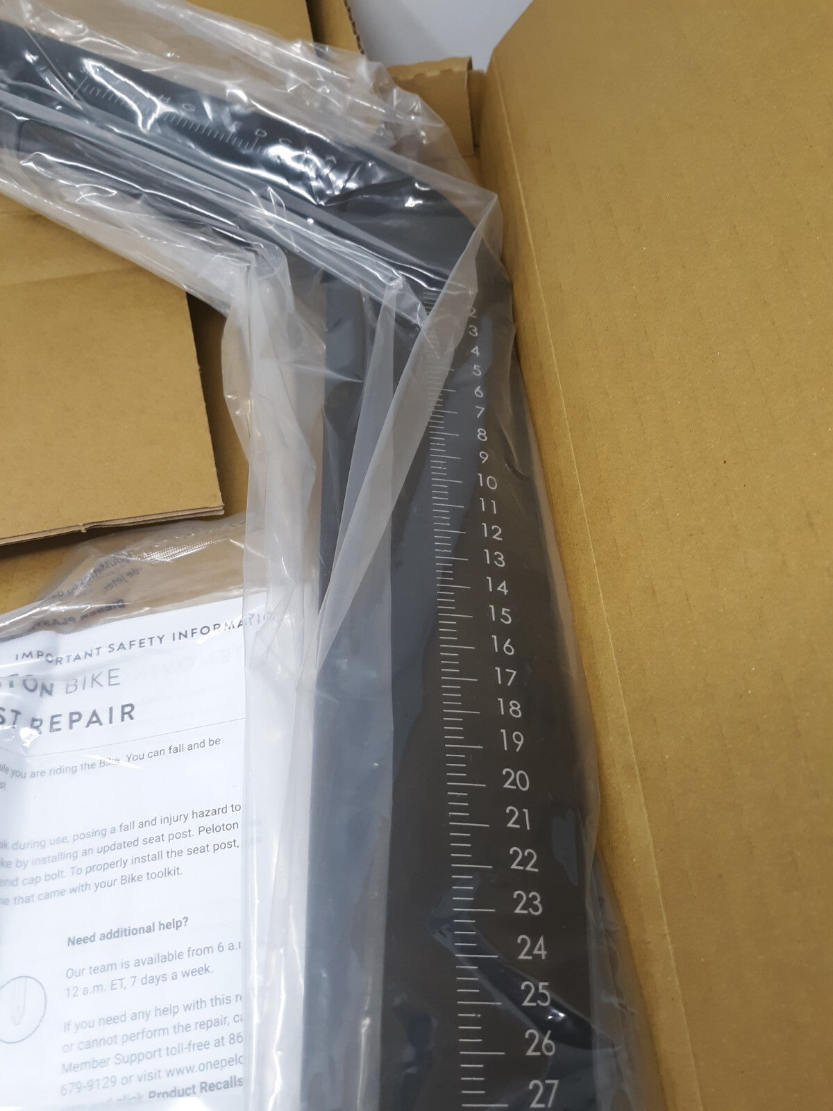Peloton Bike Updated Seat Post Repair Kit SB01-0061 w/ Spring, Cap & Guide