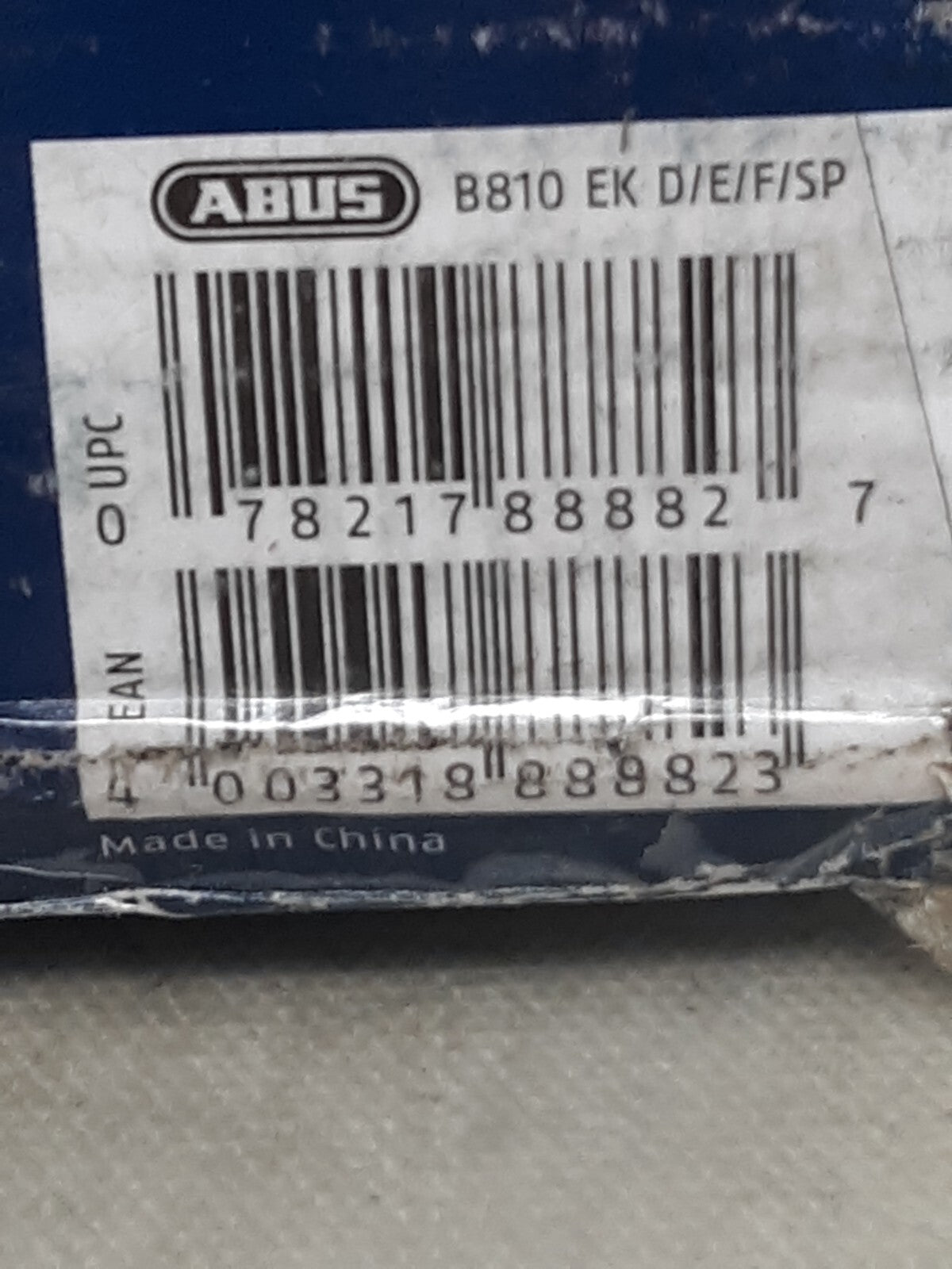 Abus B810 Permit Red Box