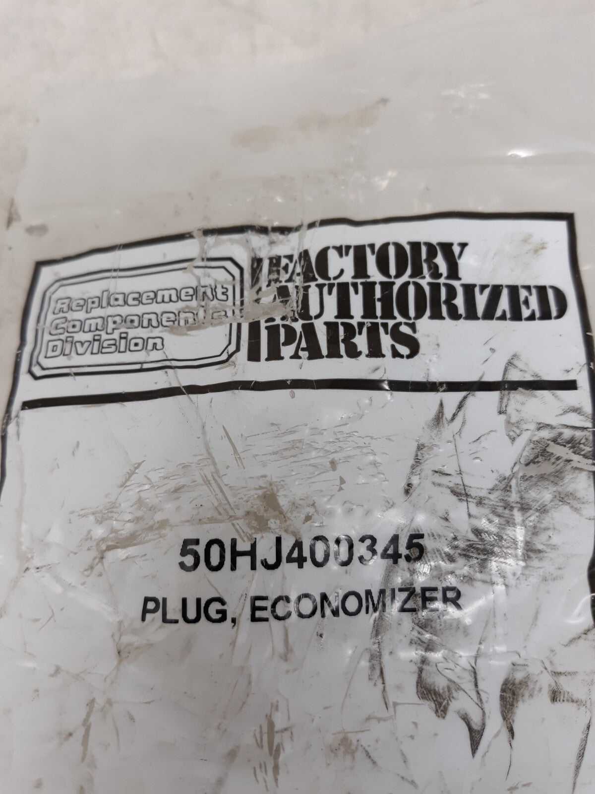 Carrier 50Hj400345 Economizer Bypass Plug