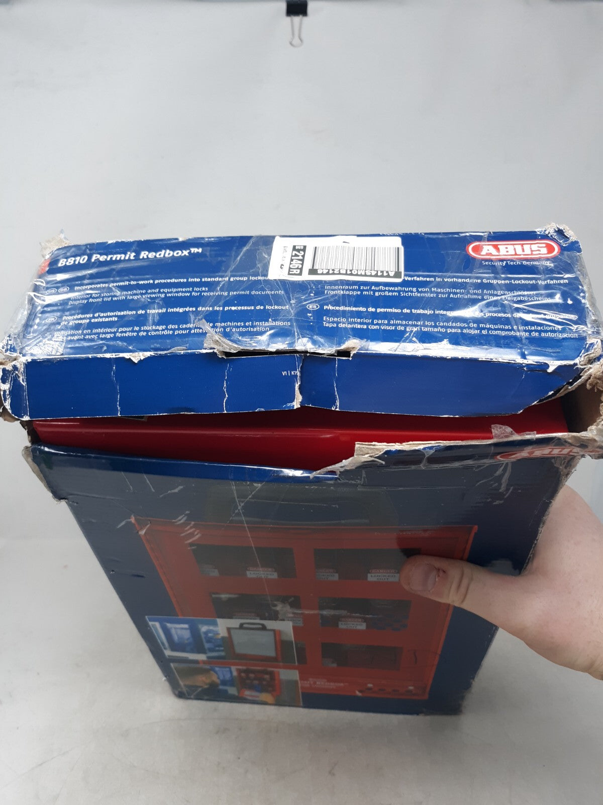 Abus B810 Permit Red Box