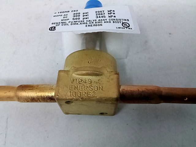 Emerson Solenoid,1/8 100RB 2S2VLC