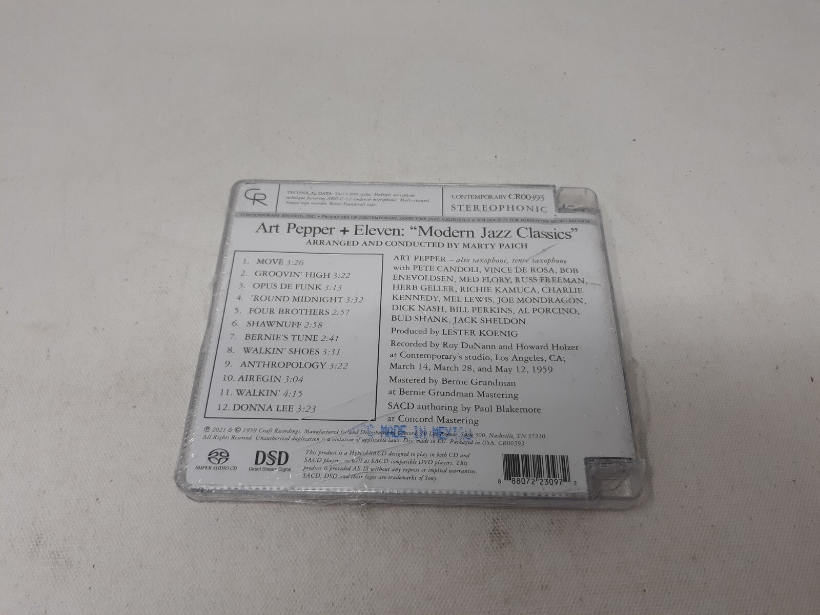 Art Pepper + Eleven 12 Modern Jazz Classics SACD 