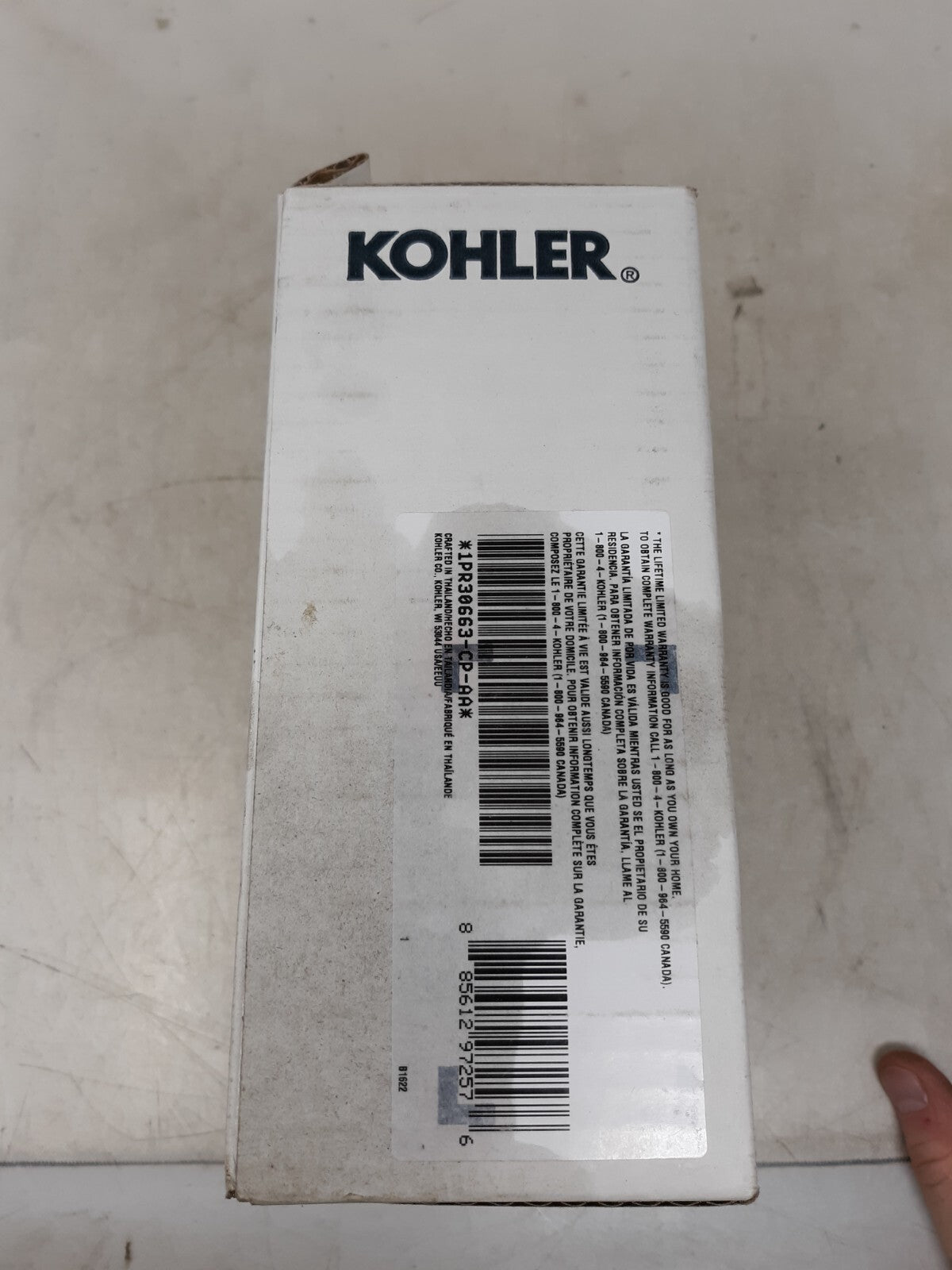 KOHLER Numista R30663-CP Bath Hand Towel Ring Holder Wall Mount Polished Chrome