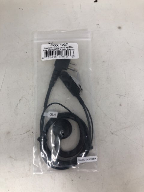 Two Way Radio Swivel Ear Bud & Mic for Motorola