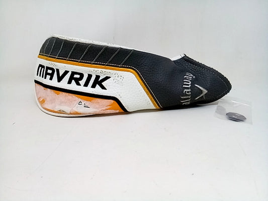 Callaway Mavrik 3 Golf Club Head Cover - Faux Fur Lined - Black/White/Orange
