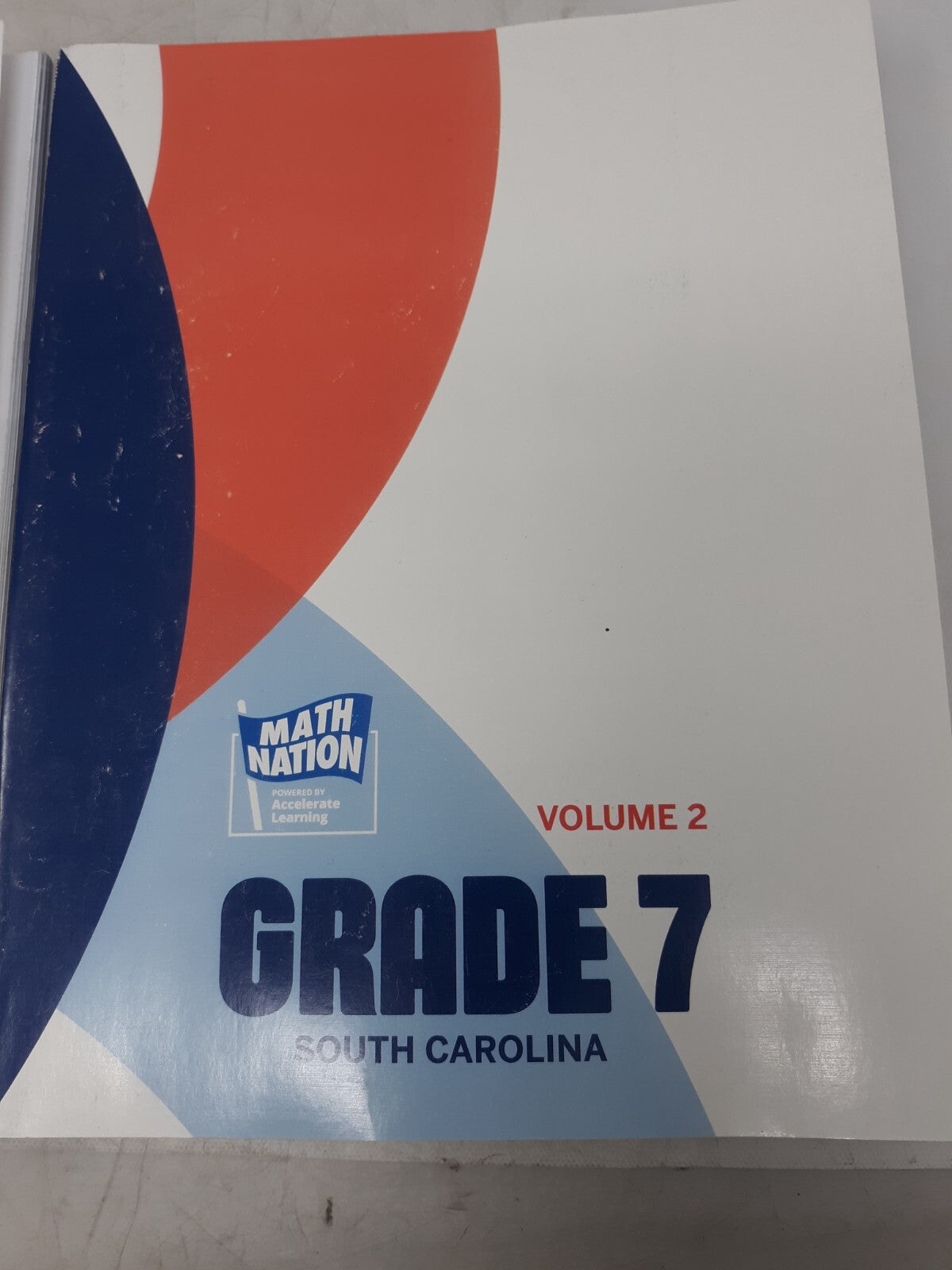 Math Nation Grade 7 South Carolina Volume 2 Student & Teacher Guide Set