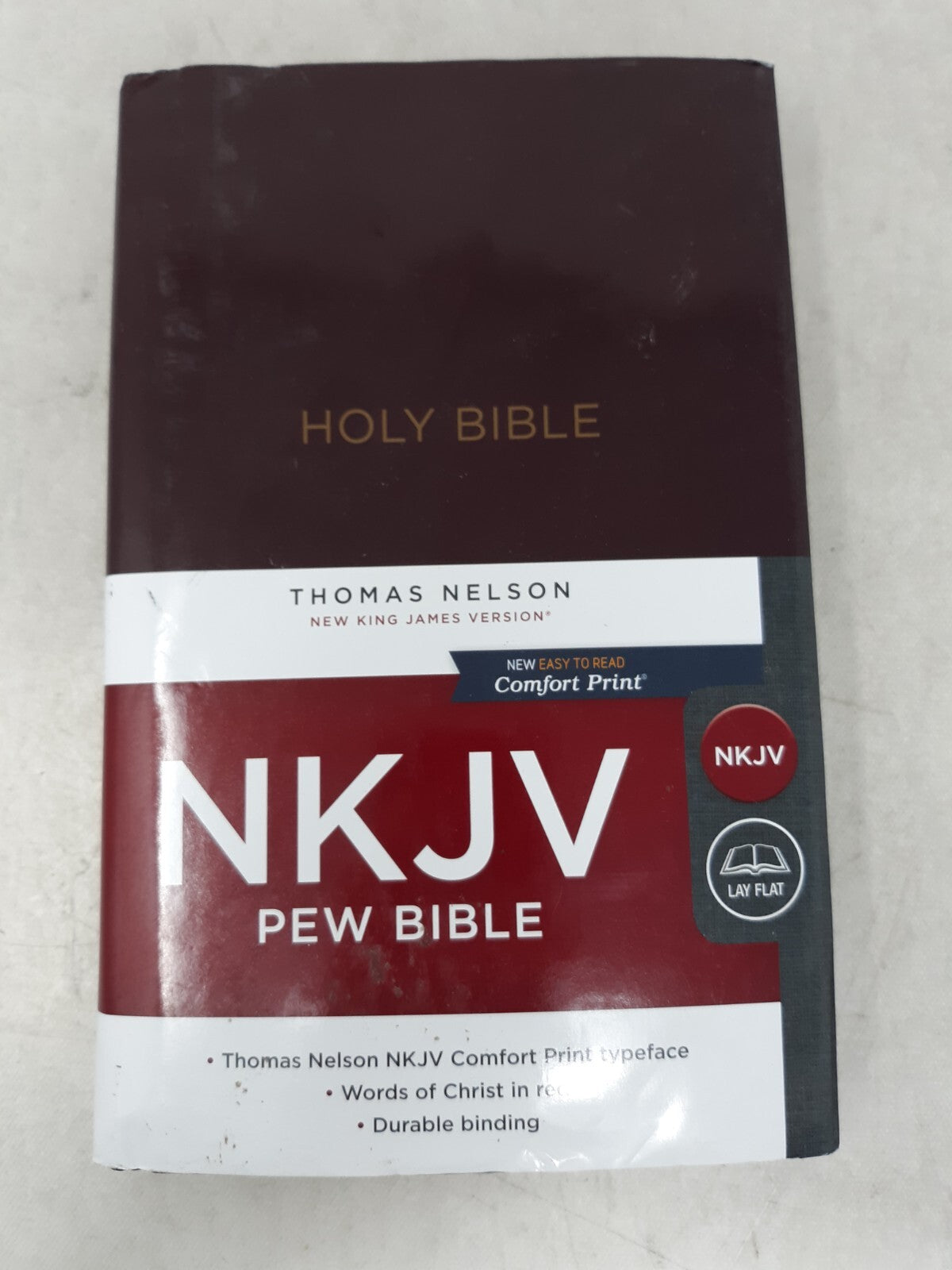 Holy Bible : New King James Version, Burgundy, Pew Edition, Hardcover