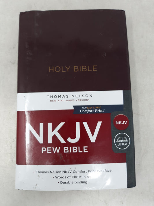 Holy Bible : New King James Version, Burgundy, Pew Edition, Hardcover