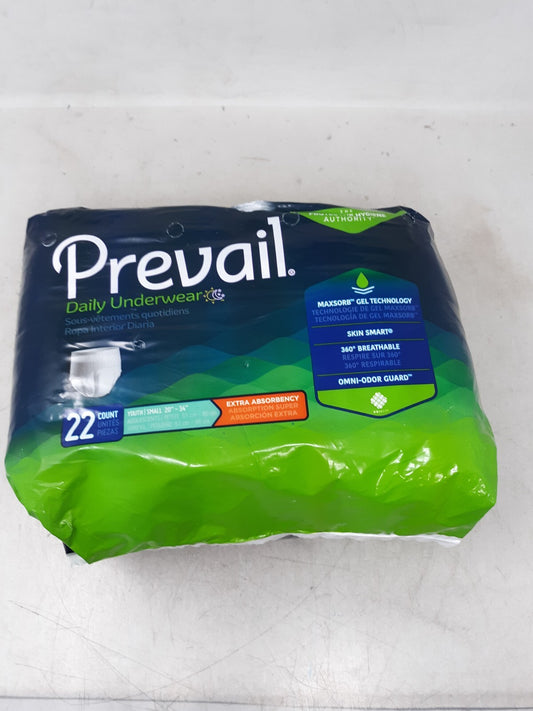 Prevail PV-511 Small Disposable Underwear, 22 Count