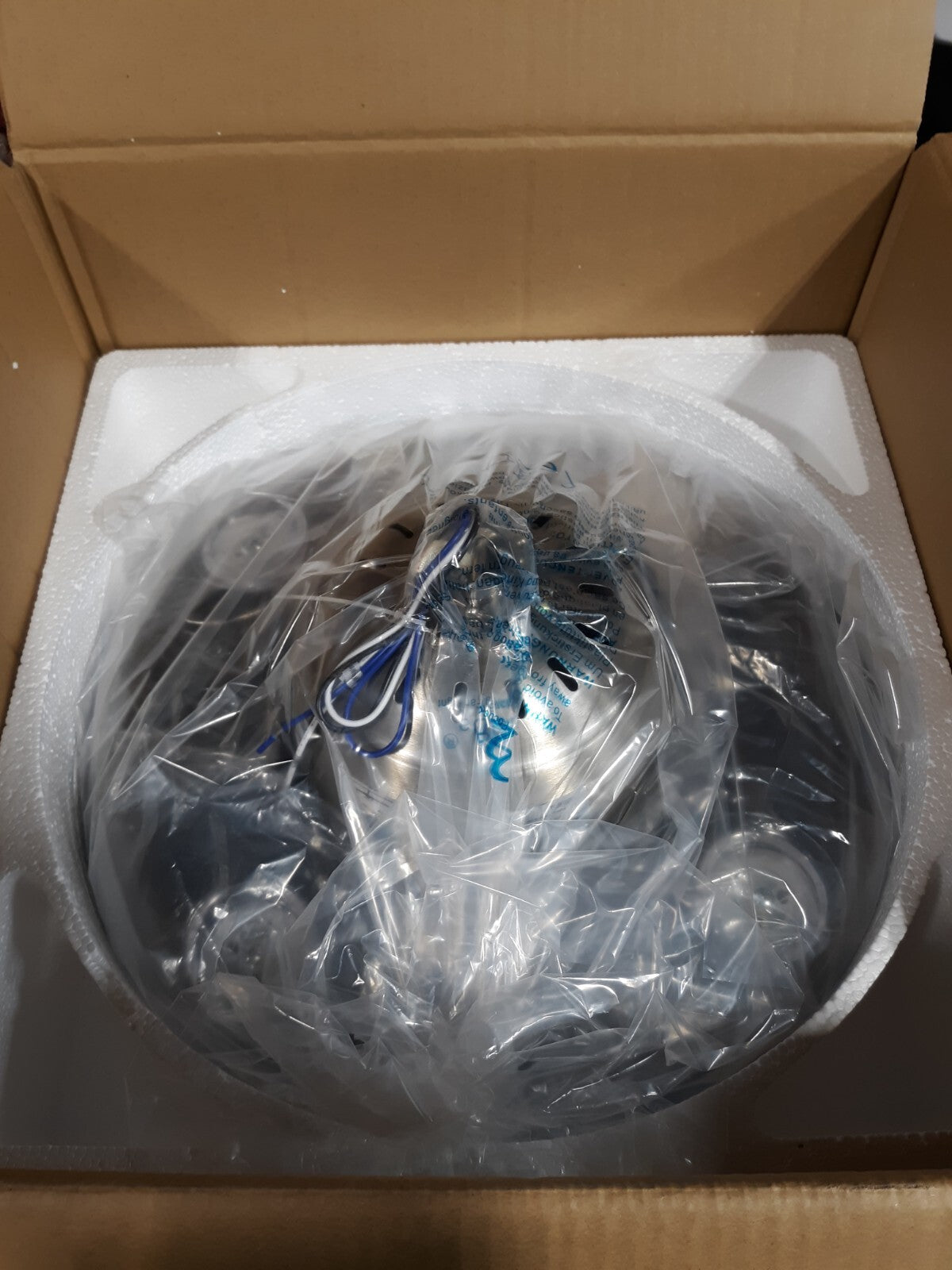 Crystal Ceiling Fans Chandelier with Remote Retractable Ceiling Fan with Light