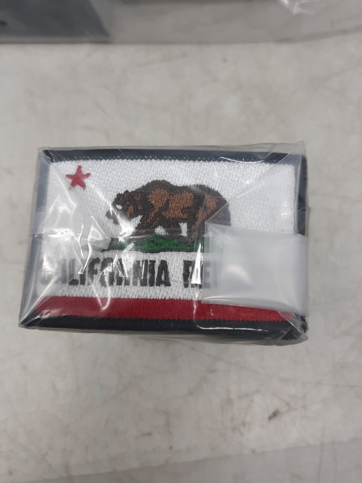Lot of 50 California Republic Iron-On Patches 3x2" Embroidered State Flag USA