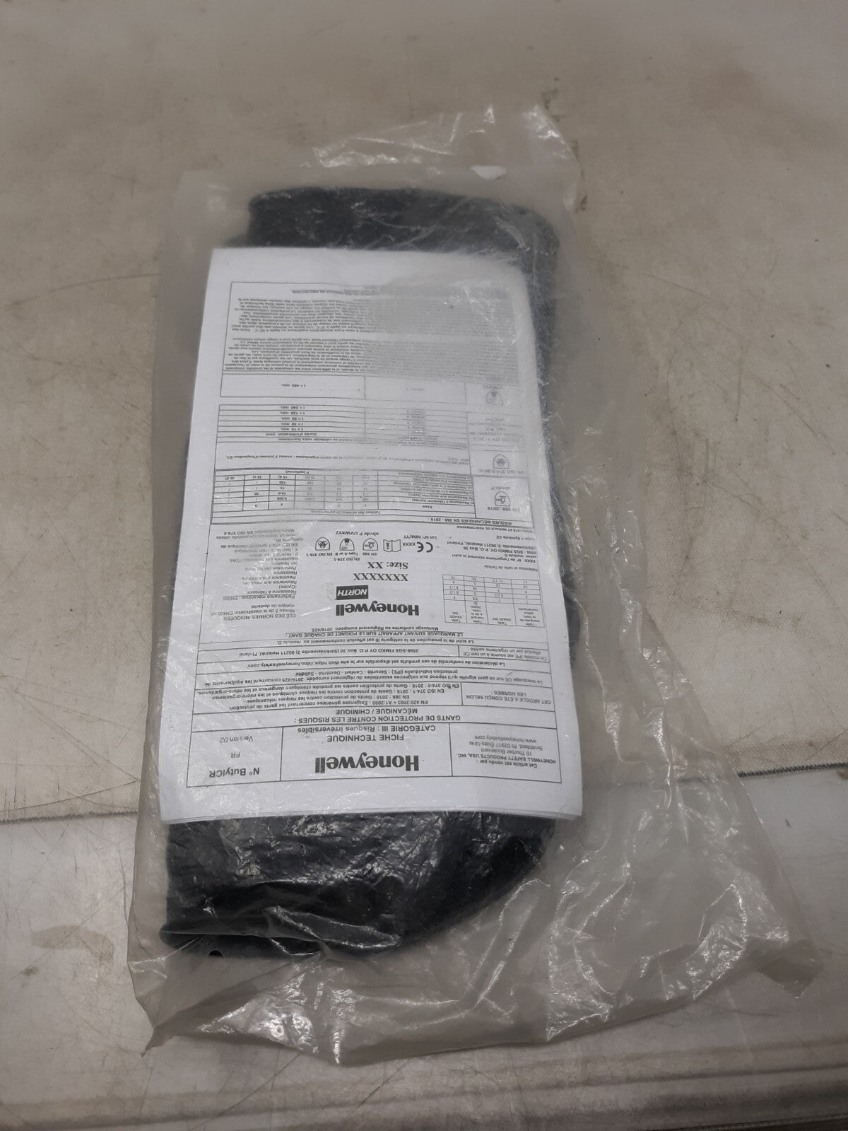 HONEYWELL North Butyl B161R B161R/10 smooth finish butyl gloves 10"