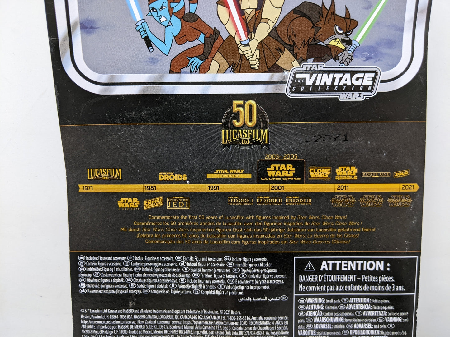 Star War the Clone Wars Aayla Secura Action Figure. - VC217