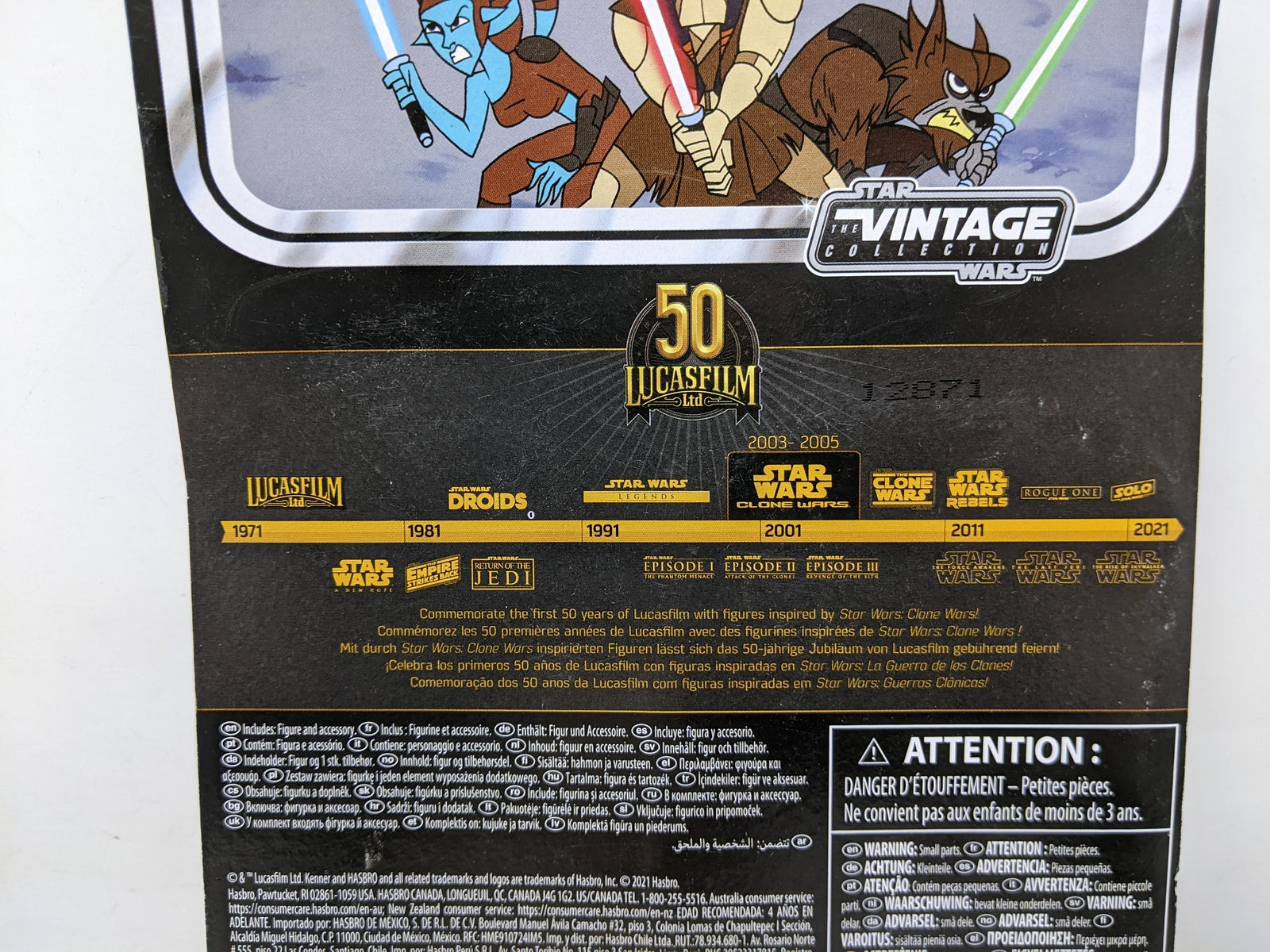 Star War the Clone Wars Aayla Secura Action Figure. - VC217