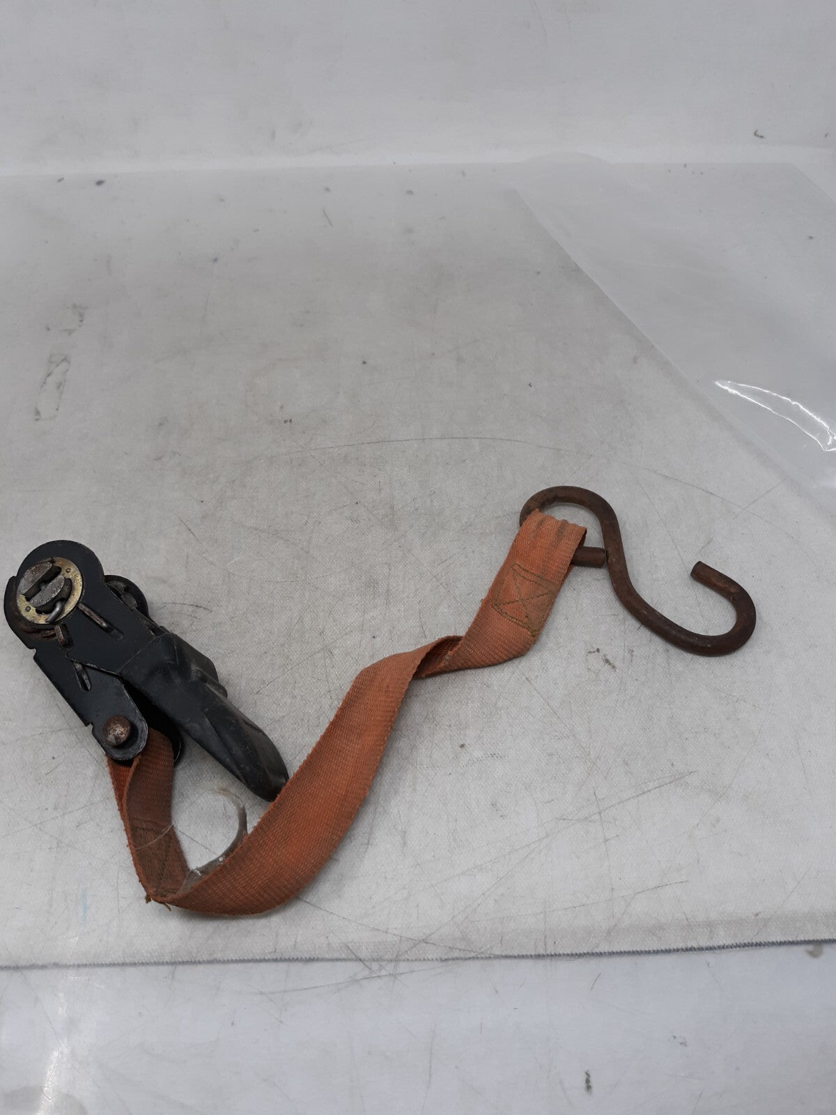 1" Wide Retractable Ratchet Tie Down Straps with S hook 4.5"L