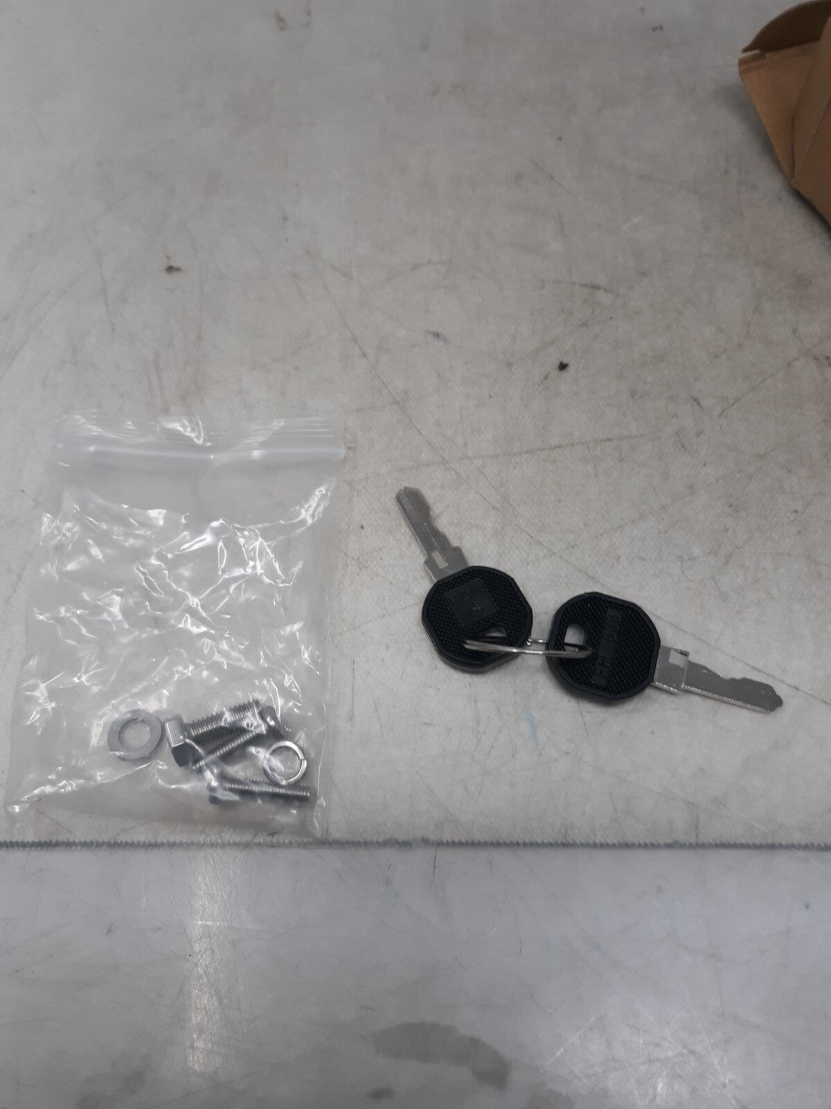 Fath Black Swing Lever Handle Lock w/ cylinder Black for Locker Enclosure