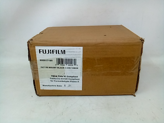 Fuji Film 5x7 3D Mount Black 3/4" 10 Pack 600017195