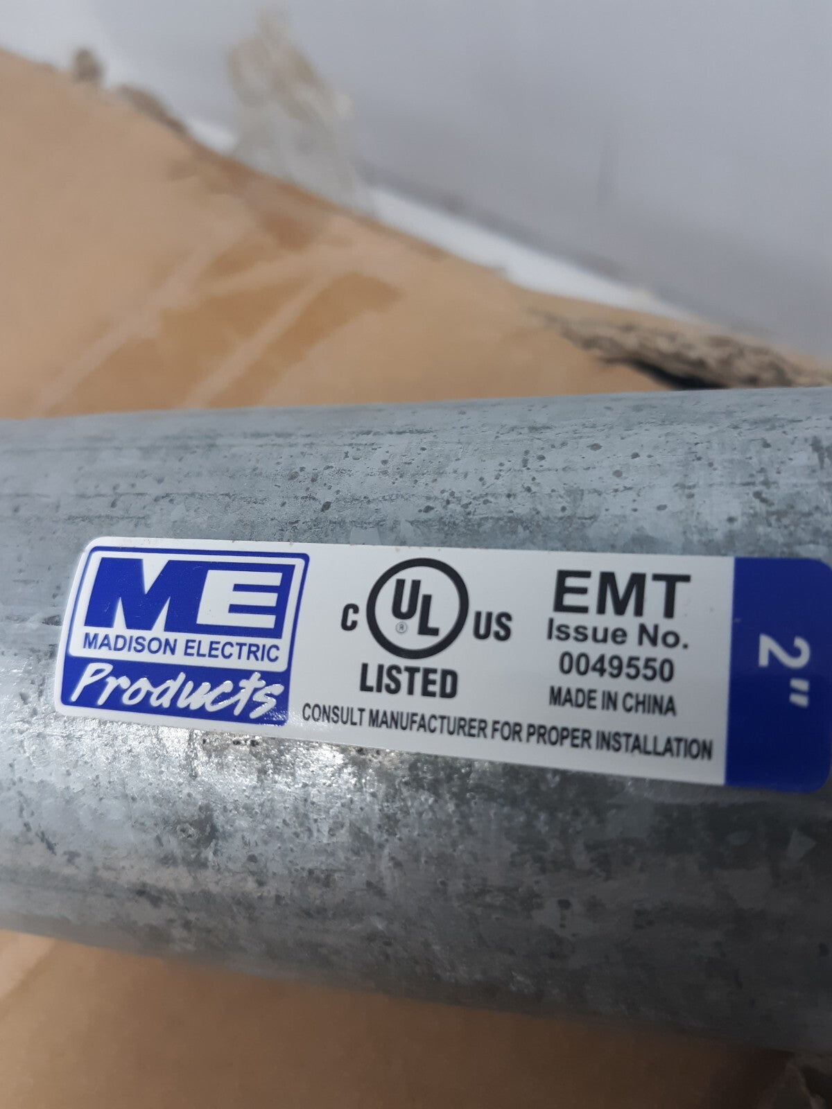 Madison Electric 2" EMT 45° Conduit Elbow ELE-20045 Lot of 10