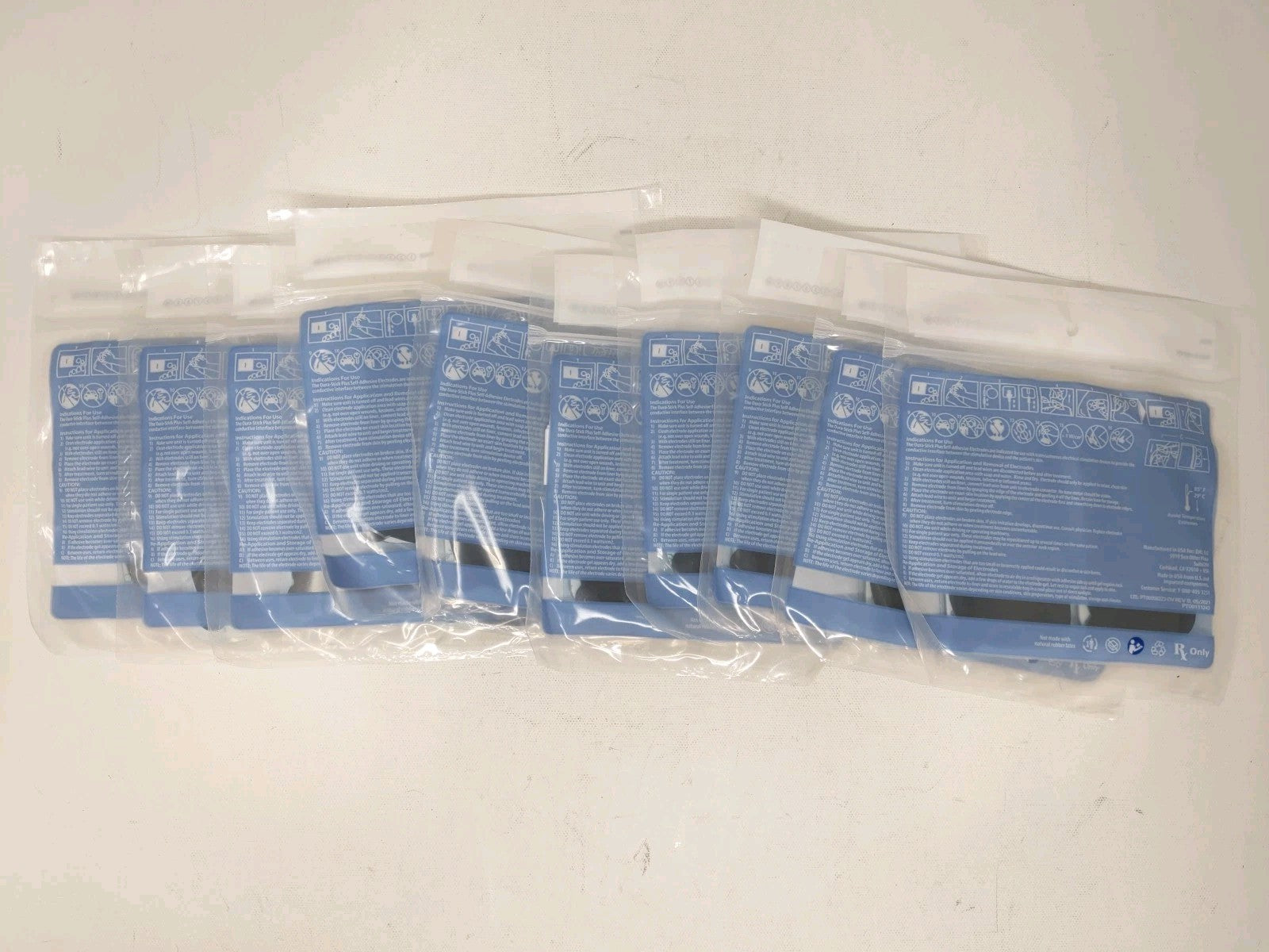 Chattanooga 42181 Dura Stick Plus Electrode 2x3.5” Rectangle 10 pkgs. of 4 = 40