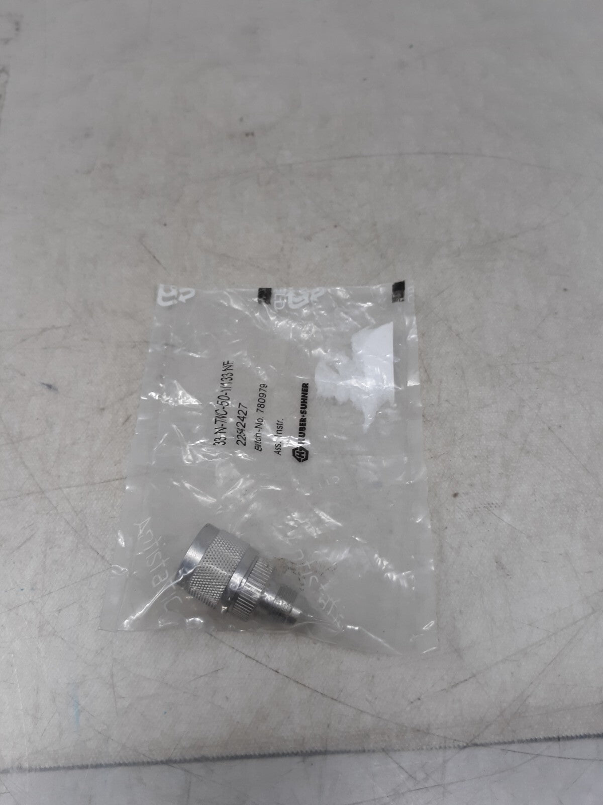 Huber + Suhner 33_QN-N-50-1/133_NE RF Adapter Between Series QN plug to N jack