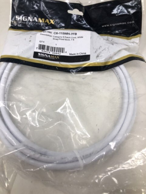 SIGNA MAX - 6 Patch Cord white 7'