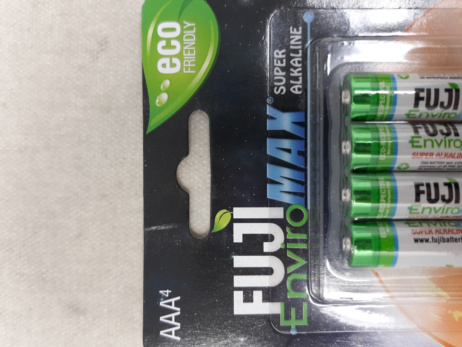 FUJI ENVIROMAX 4400BP4 EnviroMax AAA Super Alkaline Batteries (4 Pack)