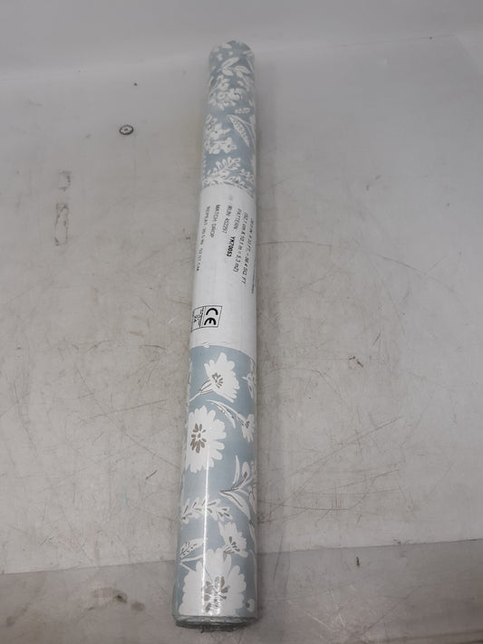 Chesapeake SureStrip Pre-Pasted Wallpaper YK70053 Blue Floral 20.5” x 33’