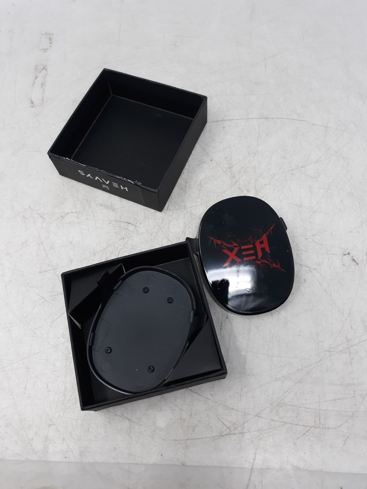 HEAVYS HEX Red Gaming Shells - Custom Magnetic Ear Covers